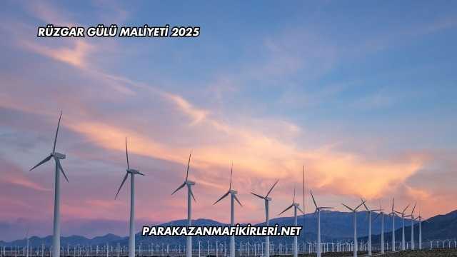 Rüzgar Gülü Maliyeti 2025