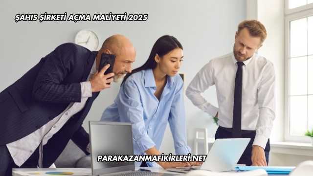 Şahıs Şirketi Açma Maliyeti 2025