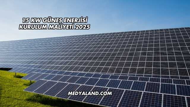 15 Kw Güneş Enerjisi Kurulum Maliyeti 2025