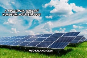5 Kw Güneş Enerjisi Kurulum Maliyeti 2025