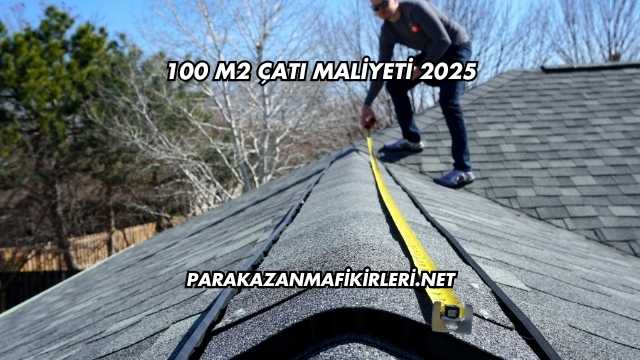 100 M2 Çatı Maliyeti 2025