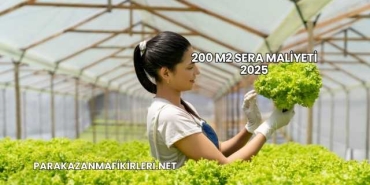 200 M2 Sera Maliyeti 2025