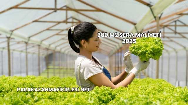 200 M2 Sera Maliyeti 2025