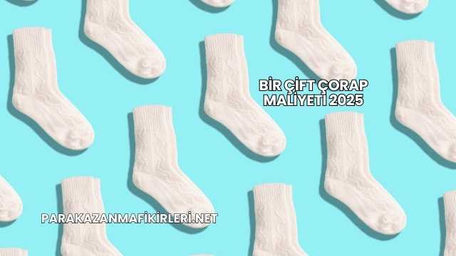 Bir Çift Çorap Maliyeti 2025