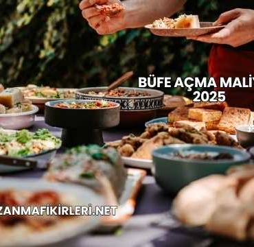 Büfe Açma Maliyeti 2025