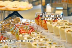 Büfeler Ne Kadar Kazanıyor 2025