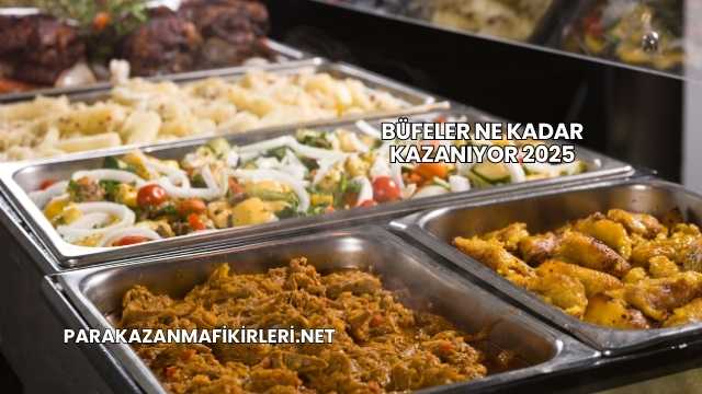 Büfeler Ne Kadar Kazanıyor 2025