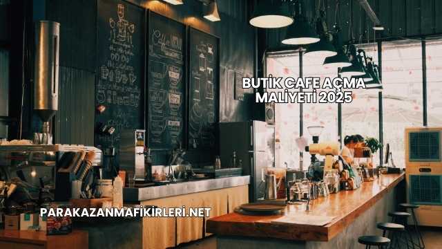 Butik Cafe Açma Maliyeti 2025