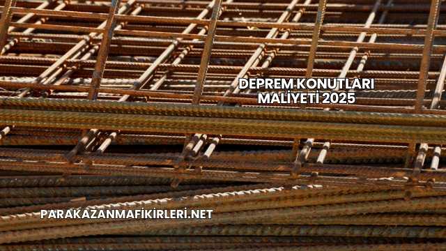 Deprem Konutları Maliyeti 2025