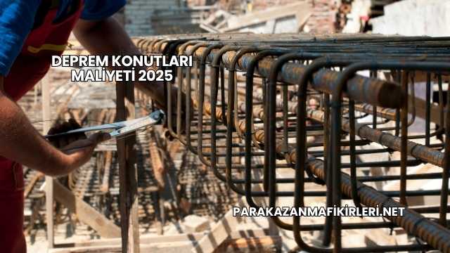 Deprem Konutları Maliyeti 2025