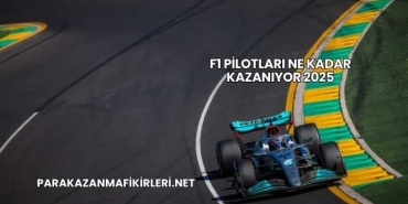 F1 Pilotları Ne Kadar Kazanıyor 2025