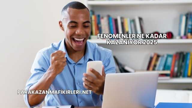 Fenomenler Ne Kadar Kazanıyor 2025