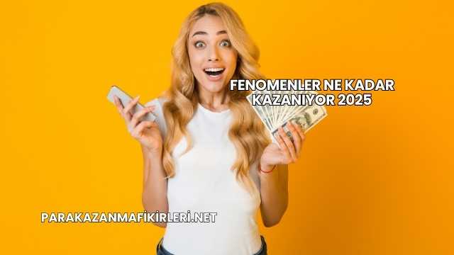 Fenomenler Ne Kadar Kazanıyor 2025
