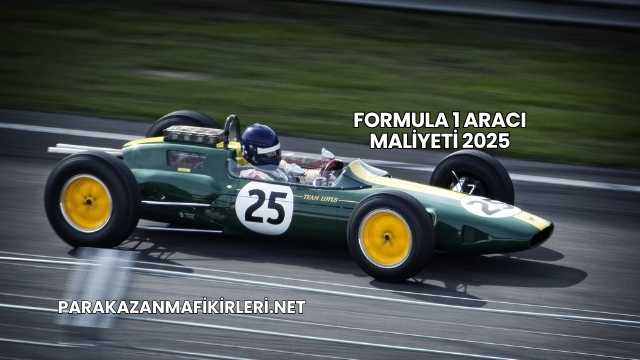 Formula 1 Aracı Maliyeti 2025