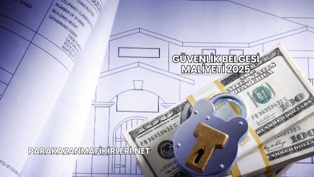 Güvenlik Belgesi Maliyeti 2025