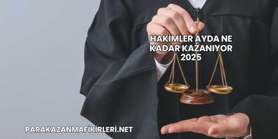 Hakimler Ayda Ne Kadar Kazanıyor 2025