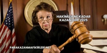 Hakimler Ne Kadar Kazanıyor 2025