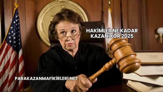 Hakimler Ne Kadar Kazanıyor 2025