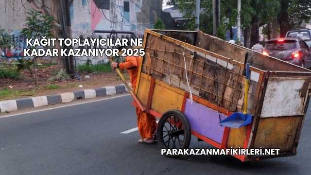 Kağıt Toplayıcılar Ne Kadar Kazanıyor 2025
