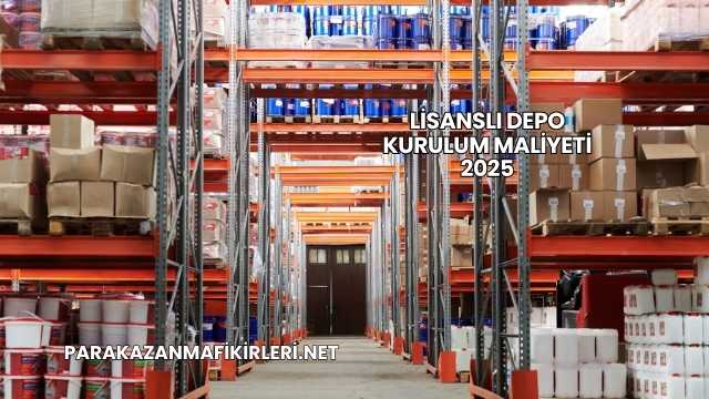 Lisanslı Depo Kurulum Maliyeti 2025