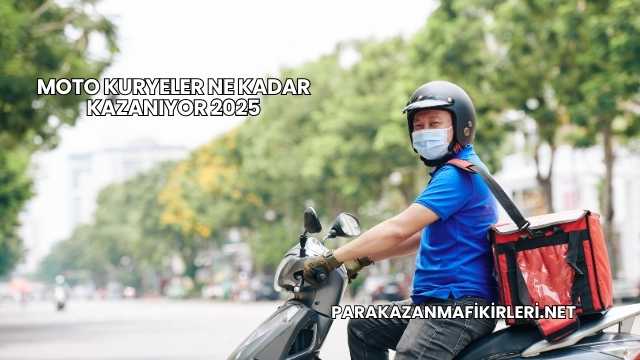 Moto Kuryeler Ne Kadar Kazanıyor 2025