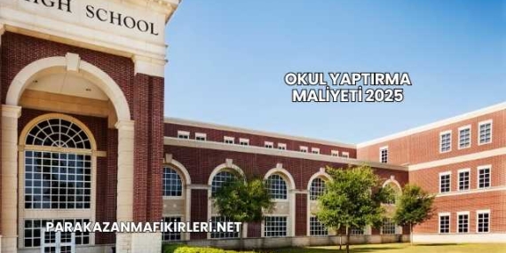 Okul Yaptırma Maliyeti 2025