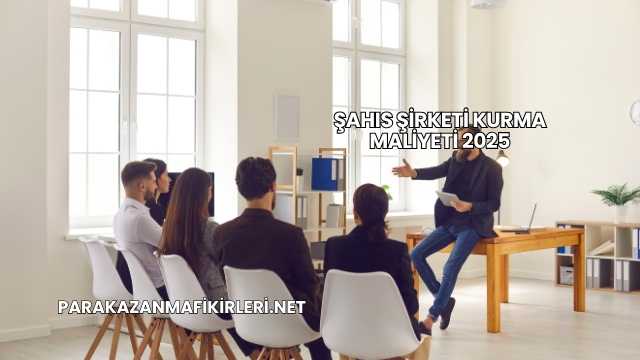 Şahıs Şirketi Kurma Maliyeti 2025
