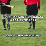 Türk Hakemleri Ne Kadar Kazanıyor 2025