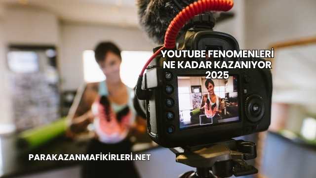 Youtube Fenomenleri Ne Kadar Kazanıyor 2025